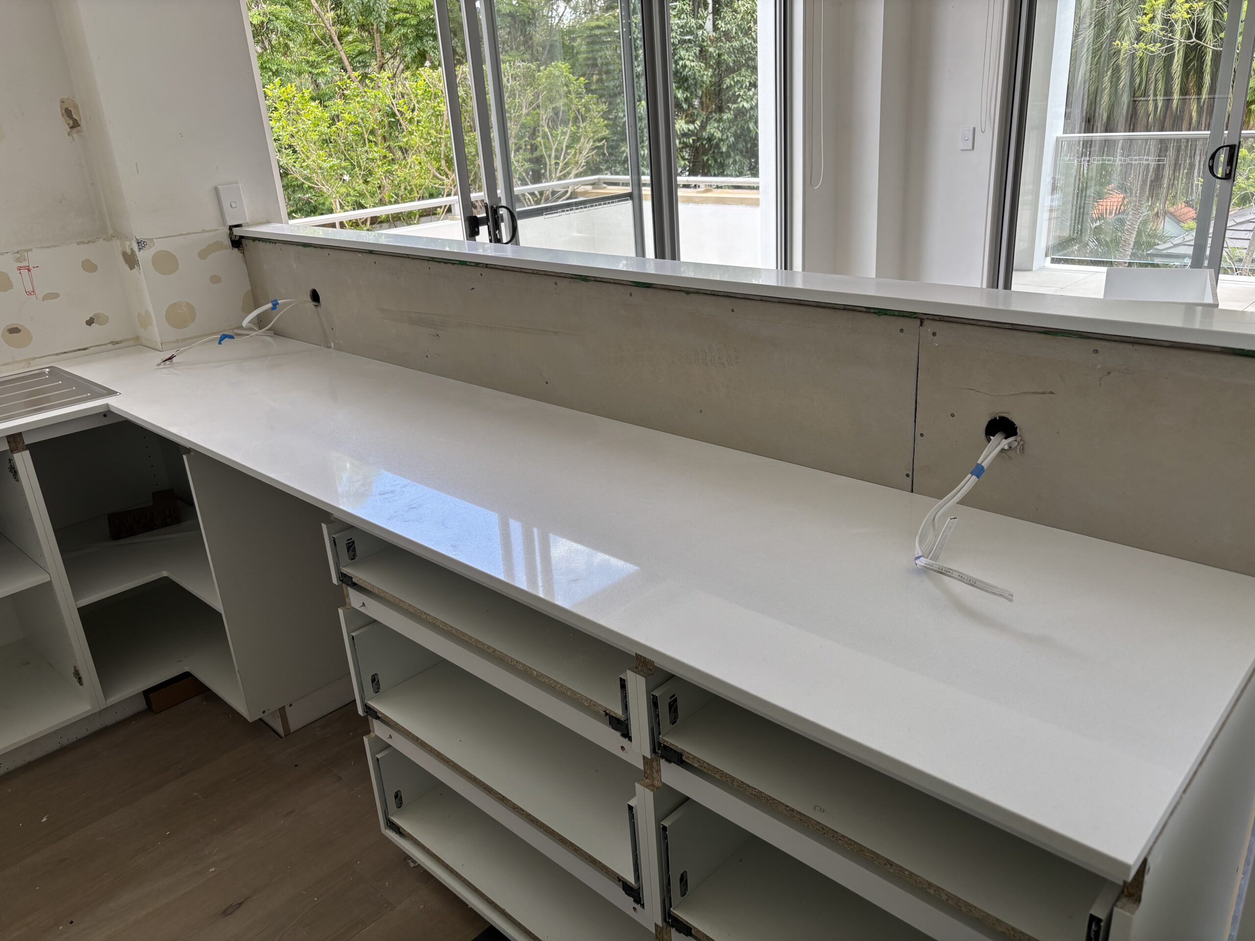 Stone benchtop installation Dandenong Melbourne VIC