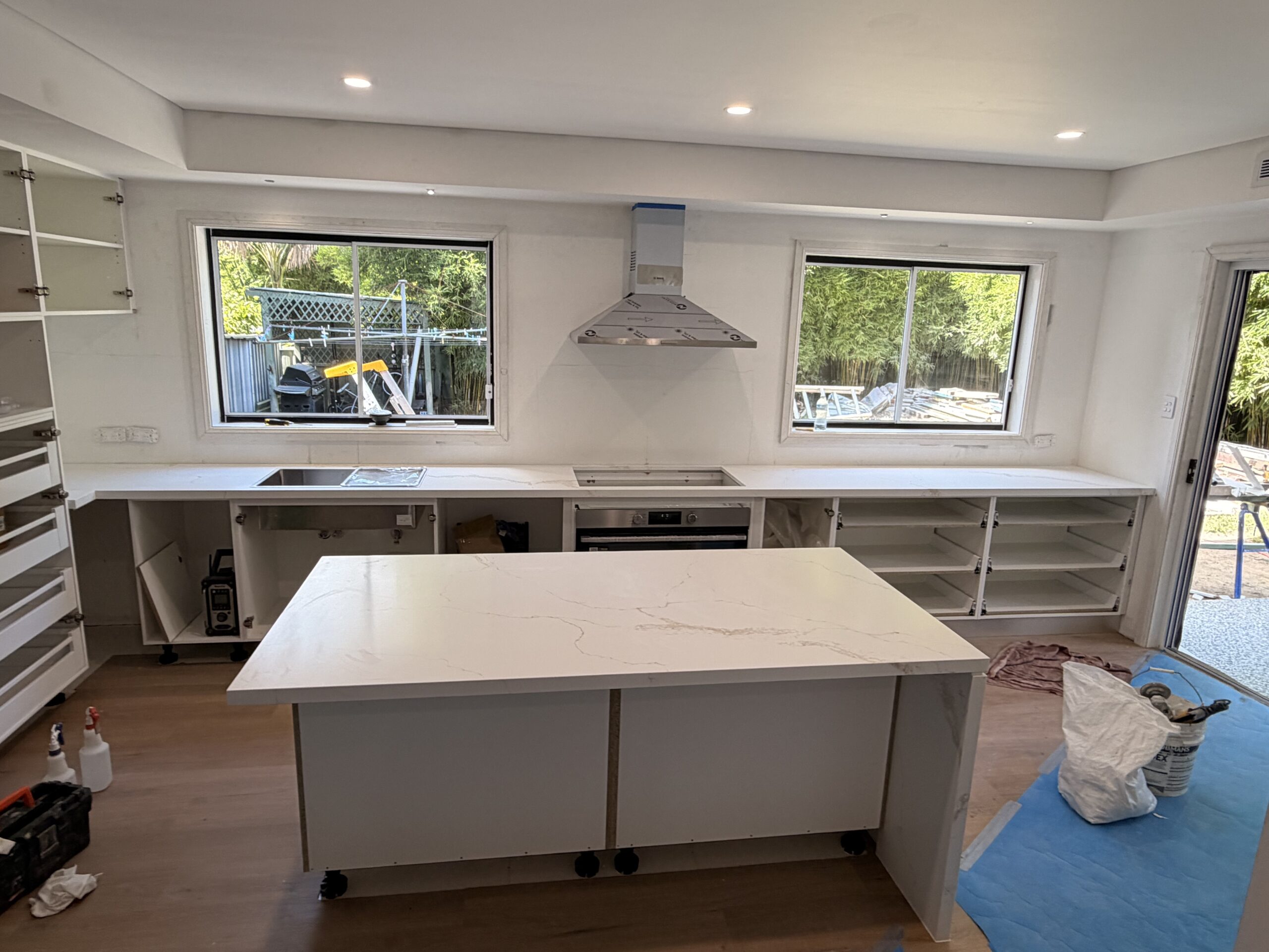 Stone benchtops project