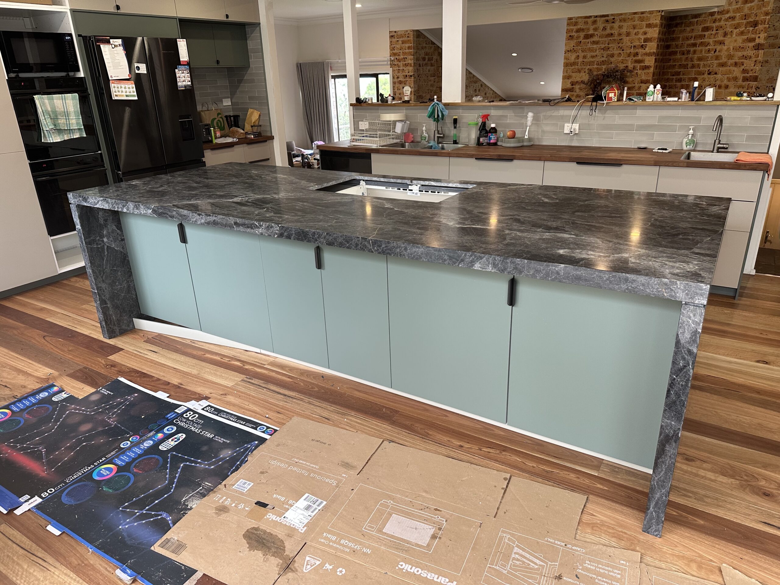 Kitchen stone benchtops project